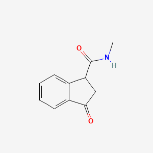 N-Methyl-3-oxo-2,3-dihydro-1H-indene-1-carboxamide