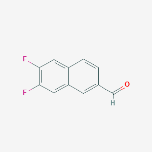 6,7-Difluoronaphthalene-2-carbaldehyde