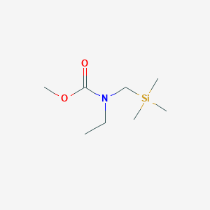 molecular formula C8H19NO2Si B15070502 Methyl ethyl((trimethylsilyl)methyl)carbamate 