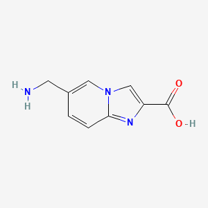 6-(Aminomethyl)imidazo[1,2-A]pyridine-2-carboxylic acid