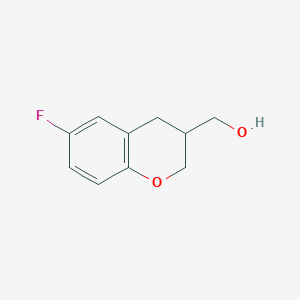 molecular formula C10H11FO2 B15070625 (6-Fluorochroman-3-YL)methanol 