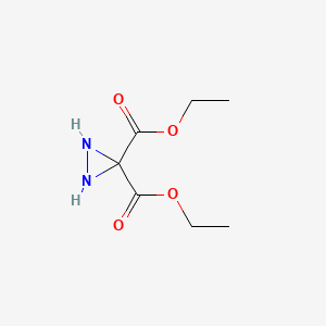 molecular formula C7H12N2O4 B15070649 Diethyl diaziridine-3,3-dicarboxylate 