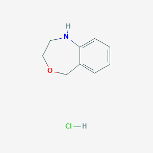 molecular formula C9H12ClNO B15070728 1,2,3,5-Tetrahydrobenzo[e][1,4]oxazepine hydrochloride 