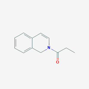 molecular formula C12H13NO B15070732 1-(isoquinolin-2(1H)-yl)propan-1-one 