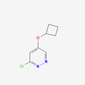 3-Chloro-5-cyclobutoxypyridazine