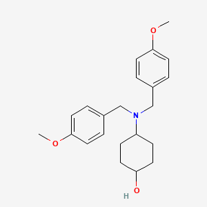 (1r,4r)-4-(Bis(4-methoxybenzyl)amino)cyclohexanol