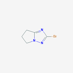 molecular formula C5H6BrN3 B15070854 2-Bromo-6,7-dihydro-5H-pyrrolo[1,2-b][1,2,4]triazole 