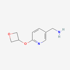 (6-(Oxetan-3-yloxy)pyridin-3-yl)methanamine