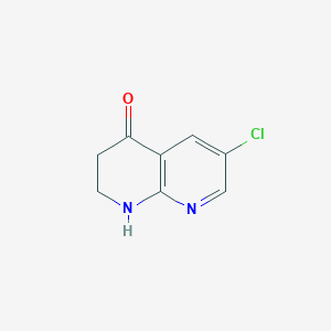 6-Chloro-2,3-dihydro-1,8-naphthyridin-4(1H)-one