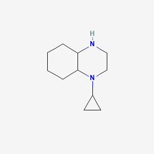 1-Cyclopropyldecahydroquinoxaline