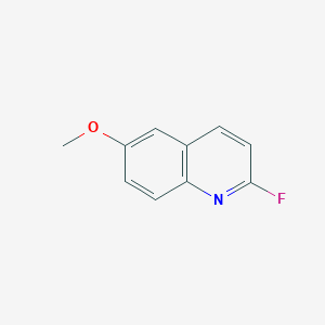 molecular formula C10H8FNO B15070951 2-Fluoro-6-methoxyquinoline 