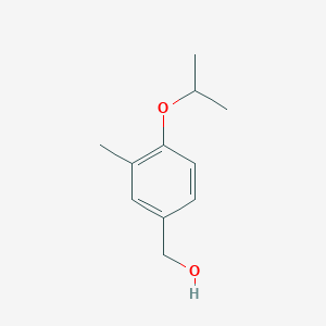 molecular formula C11H16O2 B1507098 (3-Methyl-4-propan-2-yloxyphenyl)methanol 