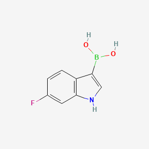 (6-Fluoro-1H-indol-3-yl)boronic acid