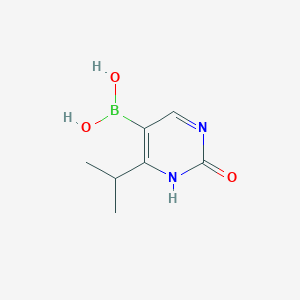 molecular formula C7H11BN2O3 B15070998 (6-Isopropyl-2-oxo-1,2-dihydropyrimidin-5-yl)boronic acid 