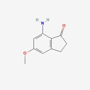 7-Amino-5-methoxy-2,3-dihydroinden-1-one