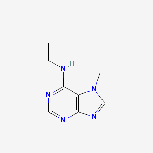 molecular formula C8H11N5 B15071037 n-Ethyl-7-methyl-7h-purin-6-amine CAS No. 5470-51-9