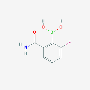 (2-Carbamoyl-6-fluorophenyl)boronic acid