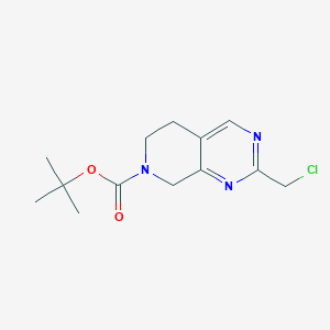 Tert-butyl 2-(chloromethyl)-5,8-dihydropyrido[3,4-D]pyrimidine-7(6H)-carboxylate
