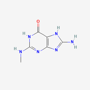 8-Amino-2-(methylamino)-7H-purin-6-ol