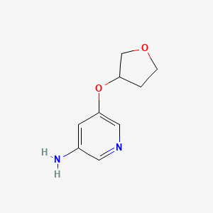 5-(Oxolan-3-yloxy)pyridin-3-amine