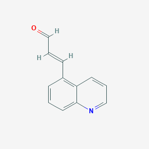 (E)-3-(Quinolin-5-yl)acrylaldehyde