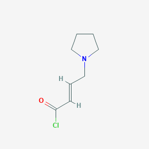 (E)-4-(pyrrolidin-1-yl)but-2-enoyl chloride