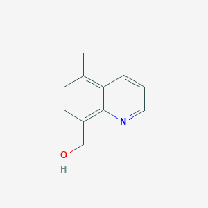 molecular formula C11H11NO B15071221 (5-Methylquinolin-8-yl)methanol 