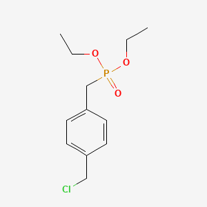 molecular formula C12H18ClO3P B1507126 1-(Chloromethyl)-4-(diethoxyphosphorylmethyl)benzene CAS No. 25596-72-9