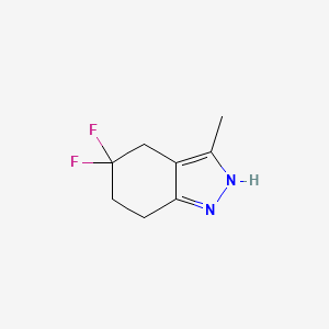 5,5-Difluoro-3-methyl-4,5,6,7-tetrahydro-2H-indazole