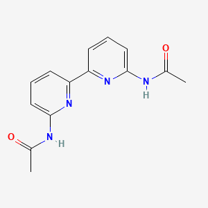 molecular formula C14H14N4O2 B1507134 6,6'-Diacetamino-2,2'-bipyridine CAS No. 956384-80-8