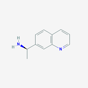 molecular formula C11H12N2 B15071359 (R)-1-(Quinolin-7-yl)ethanamine 