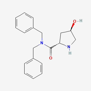 (2S,4R)-N,N-dibenzyl-4-hydroxypyrrolidine-2-carboxamide