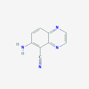 6-Aminoquinoxaline-5-carbonitrile