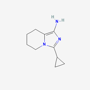 3-Cyclopropyl-5,6,7,8-tetrahydroimidazo[1,5-a]pyridin-1-amine