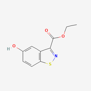 molecular formula C10H9NO3S B1507144 Ethyl 5-hydroxy-1,2-benzothiazole-3-carboxylate CAS No. 936923-43-2
