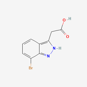 2-(7-Bromo-1H-indazol-3-yl)acetic acid
