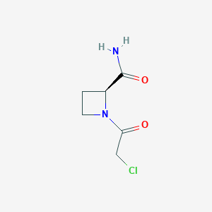 molecular formula C6H9ClN2O2 B15071473 (S)-1-(2-Chloroacetyl)azetidine-2-carboxamide 