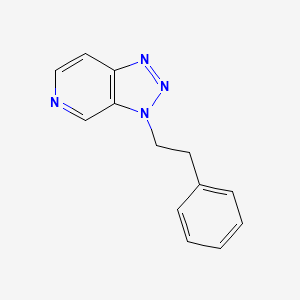 molecular formula C13H12N4 B1507148 3H-1,2,3-Triazolo[4,5-c]pyridine, 3-(2-phenylethyl)- CAS No. 2883-63-8