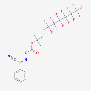 2-[(4,4,5,5,6,6,7,7,8,8,9,9,9-Tridecafluoro-1,1-dimethylnonyloxy) carbonyloxyimino]-2-phenylacetonitrile