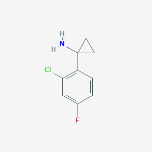 Cyclopropanamine, 1-(2-chloro-4-fluorophenyl)-