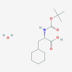 molecular formula C14H27NO5 B1507154 Boc-3-cyclohexyl-L-alanine hydrate 