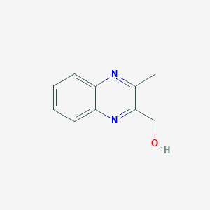 molecular formula C10H10N2O B15071554 (3-Methylquinoxalin-2-yl)methanol 