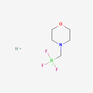 molecular formula C5H11BF3NO B15071600 Hydrogen trifluoro(morpholinomethyl)borate 