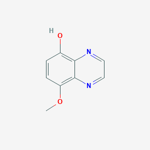 molecular formula C9H8N2O2 B15071611 8-Methoxyquinoxalin-5-ol 