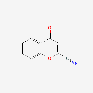 4H-1-Benzopyran-2-carbonitrile, 4-oxo-