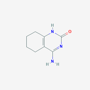 molecular formula C8H11N3O B15071668 4-Amino-5,6,7,8-tetrahydroquinazolin-2(3H)-one 