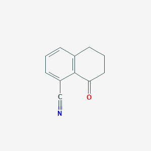 8-Oxo-5,6,7,8-tetrahydronaphthalene-1-carbonitrile