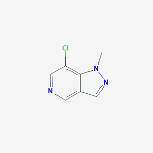 molecular formula C7H6ClN3 B15071720 7-Chloro-1-methyl-1H-pyrazolo[4,3-c]pyridine 