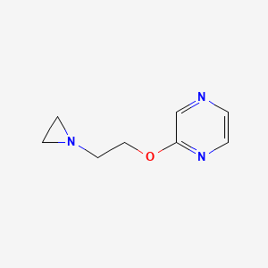 2-(2-(Aziridin-1-yl)ethoxy)pyrazine