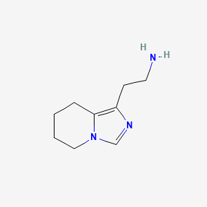 2-(5,6,7,8-Tetrahydroimidazo[1,5-a]pyridin-1-yl)ethanamine